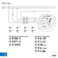 Zamel PCP-04 Višenamjenski vremenski relej za ugradnju u razvodnu kutiju, 8 funkcija, vremenski raspon 0,1s-10 dana, 250VAC 5A, impulsni relej, vremenska sklopka, 1 kom. 6