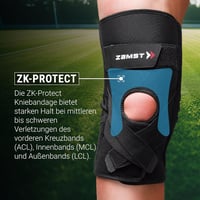 Zamst ZK-Protect sportos térdszorító rugalmas merevítéssel - S-es méret 2