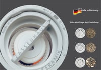 Mlynček na korenie Zassenhaus Frankfurt 14 cm, bukové drevo wenge, keramický mlecí mechanizmus, jemné a hrubé mletie, Made in Germany 2