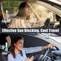 Magnetická slnečná clona na bočné okno auta ZATOOTO, čierna, UV filter, ochrana súkromia, balenie 2 ks 4