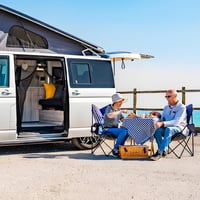 ZATOOTO Mágneses cipzáras szúnyogháló VW T5 T6 oldalsó tolóajtóhoz, rovarvédő és napvédő függöny campinghoz, fekete 7