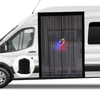 ZATOOTO Szúnyogháló autóajtóra mágneses központi záródással rovarvédelem Mercedes Sprinter közép és magas tetőhöz Volkswagen Crafter 1