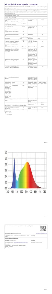 Zaxiva LED osvetlenie na zrkadlo do kúpeľne 40 cm, nastaviteľná teplota farieb 3000-6000K, nástenné svietidlo k zrkadlu s akrylovým tienidlom, úsporné 10