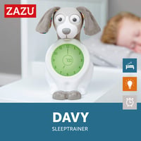 ZAZU Kids Davy psík inteligentný budík a tréner spánku pre deti, LED detský budík, inteligentné spanie a vstávanie, pre dievčatá a chlapcov 4