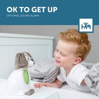 ZAZU Kids Davy psík inteligentný budík a tréner spánku pre deti, LED detský budík, inteligentné spanie a vstávanie, pre dievčatá a chlapcov 8