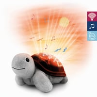 ZAZU Tim korytnačka nočná lampa s projektorom západu slnka, 3-fázovým programom uspávania, upokojujúcimi zvukmi a senzorom plaču pre bábätká 9