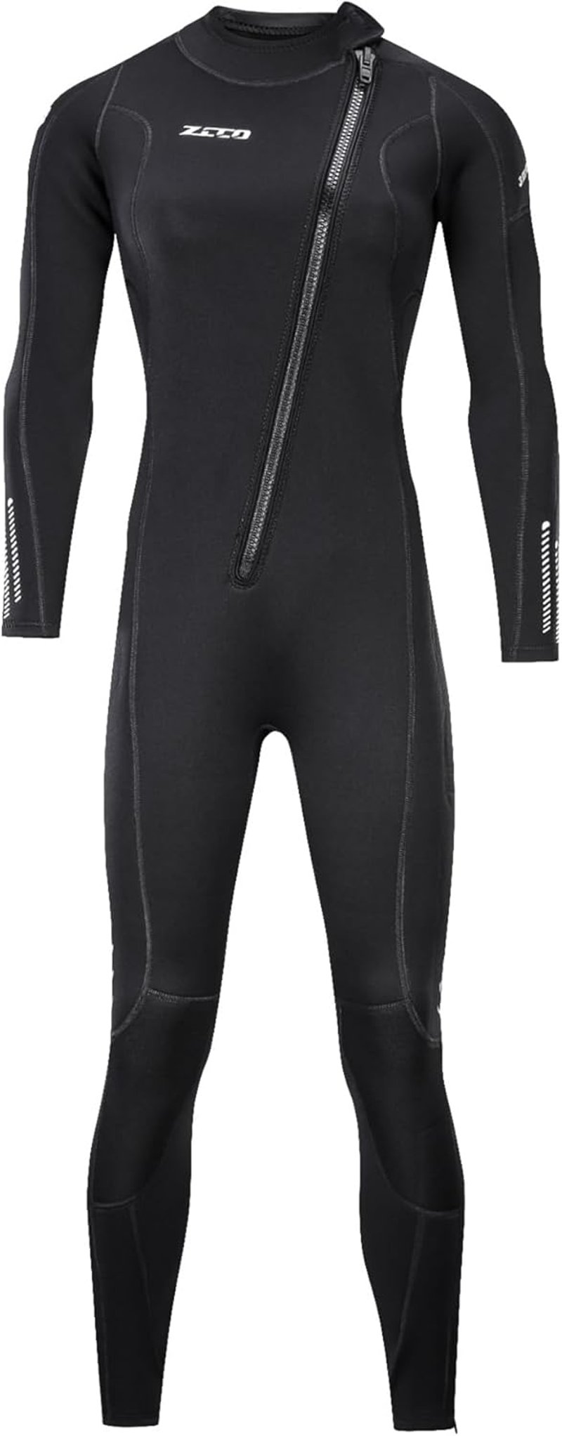 ZCCO 3mm Neoprén Teljes Test Wetsuit Cipzárral Búvárkodáshoz