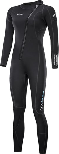 ZCCO 3mm Neoprén Teljes Test Wetsuit Cipzárral Búvárkodáshoz 1