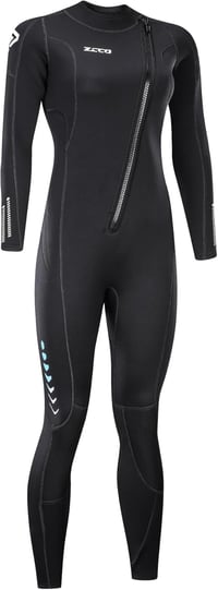 ZCCO 3mm Neoprén Teljes Test Wetsuit Cipzárral Búvárkodáshoz 5