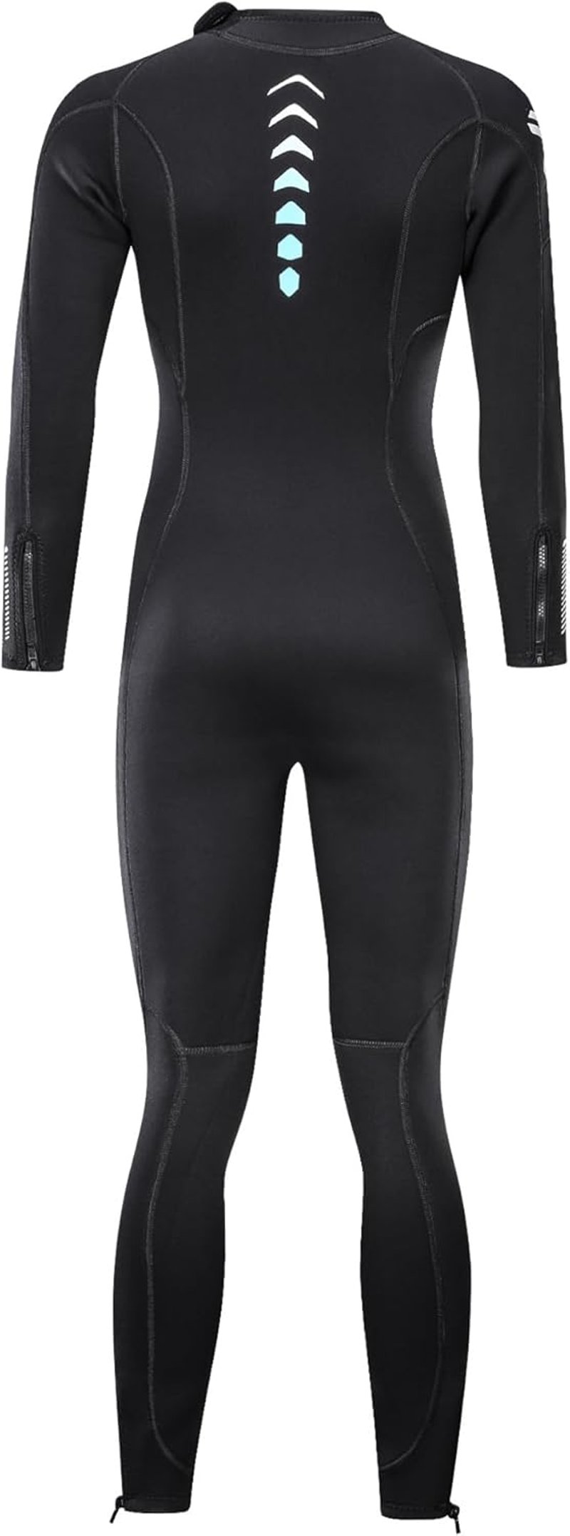 ZCCO 3mm Neoprén Teljes Test Wetsuit Cipzárral Búvárkodáshoz