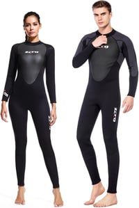 Costum de neopren ZCCO 3mm cu fermoar la spate pentru bărbați și femei, pentru scufundări, surfing și snorkeling 6