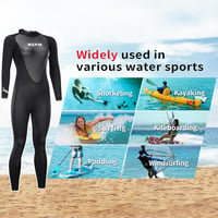 Costum de neopren ZCCO 3mm cu fermoar la spate pentru bărbați și femei, pentru scufundări, surfing și snorkeling 7