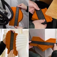 ZCHYTOOL Kontúrsablon 14+25cm Szabálytalan Forma Másolásához Laminált Fa Csempe Padló 8