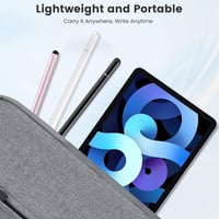 Zcitek 2 db Érintőceruza iPad Android Surface Okostelefonhoz Kettős Hegyű Szürke Kék 7