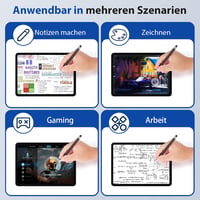 Zcitek Univerzális Tablet Toll Kettős Hegyel - Mágneses, Töltés Nélkül, iOS Android 7