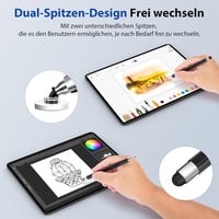 Zcitek Univerzális Tablet Toll Kettős Hegyel - Mágneses, Töltés Nélkül, iOS Android 5