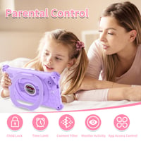 Tabletă pentru copii zcobro de 7 inchi, Android, Quad Core, 2GB RAM, 32GB ROM, extensibilă până la 128GB, Control Parental, WiFi, YouTube, Google Play, cu husă antișoc 2