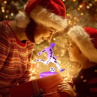 Zeaky Focilabda 3D LED Éjjeli Lámpa - 16 Színű Világítás, 2 Mintával, Távirányítóval - Dekoratív Hangulatfény Gyerekszobába, Ajándék Fiúknak 5