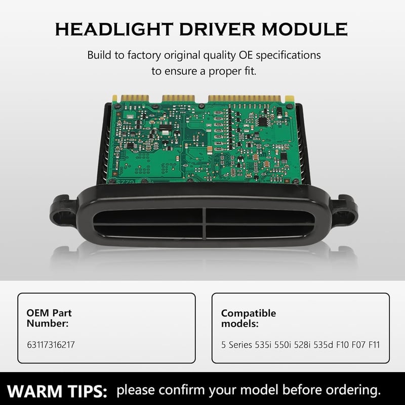 ZEALfix Xenon Fényszóró Modul BMW 5-ös F10/F11/F07 2011-2013