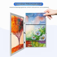 Sada rámov na detské kresby ZeBetter-HSC A3 (34x46 cm), otvárateľný rám s pántmi na kresby, školské projekty, do kancelárie aj domov 6