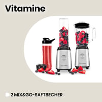 ZEEGMA 4az1-ben Multifunkciós Turmixgép 1050W Gyümölcscentrifuga Kávéőrlő Smoothie Készítő 3