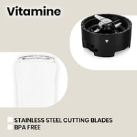 ZEEGMA 4az1-ben Multifunkciós Turmixgép 1050W Gyümölcscentrifuga Kávéőrlő Smoothie Készítő 6
