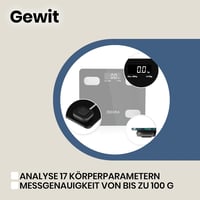 Zeegma Gewit digitális személymérleg testzsír és 17 testparaméter elemzéssel 3