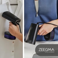ZEEGMA STEAMEE 2in1 Hordozható Gőzvasaló 1640W, 25g/perc Gőzteljesítmény, 30mp Felmelegítés 3