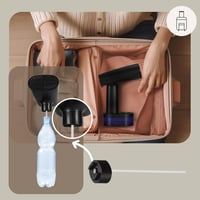 ZEEGMA STEAMEE 2in1 Hordozható Gőzvasaló 1640W, 25g/perc Gőzteljesítmény, 30mp Felmelegítés 5