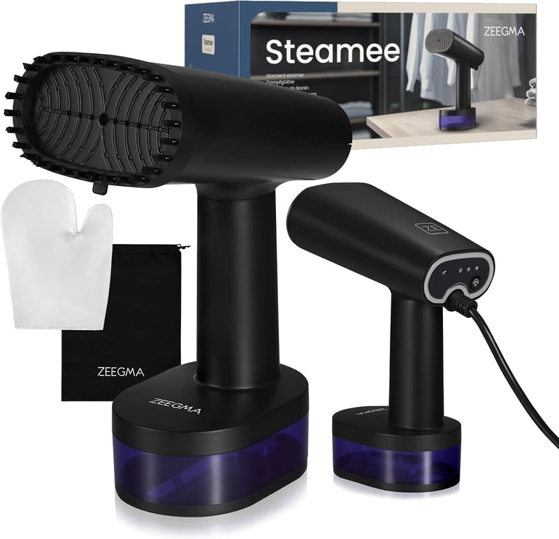ZEEGMA STEAMEE 2in1 Hordozható Gőzvasaló 1640W, 25g/perc Gőzteljesítmény, 30mp Felmelegítés