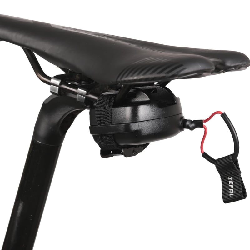 Ťažné lano na detský bicykel Zéfal Bike Taxi – zaťahovacia elastická šnúra – pre rodinnú cyklistiku – pre všetky typy bicyklov – čierne – 1 ks