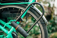 ZEFAL K-Traz U17 U-zámok na bicykel s oceľovým lankom, čierny, 115x230 mm, 120 cm lanko, pre elektrobicykle a kolobežky 7