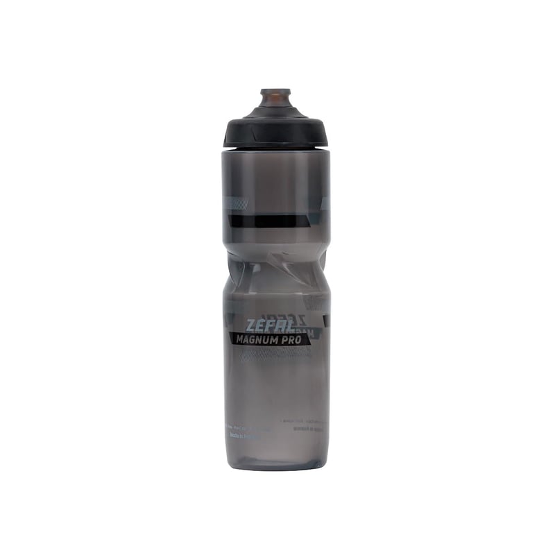 Bidon de ciclism Zéfal Magnum Pro, Smoke Black, 975 ml