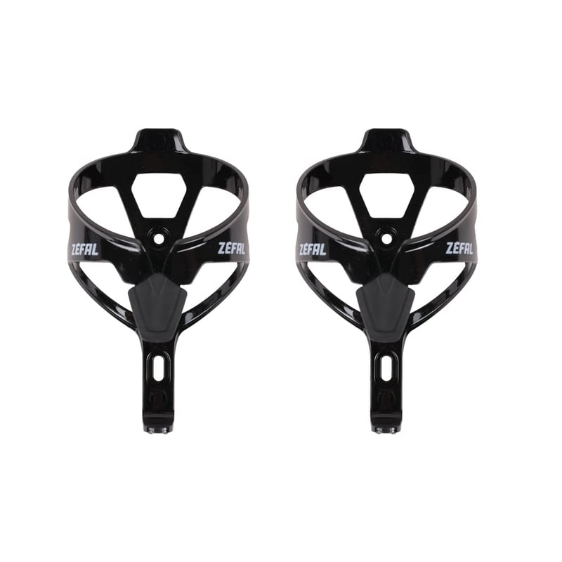 Set suport pentru bidon de bicicletă ZEFAL Pulse A2 - 2 suporturi ușoare pentru cadru, pentru biciclete MTB și cursieră, 26 g, negru