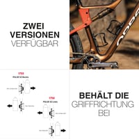 ZEFAL Pulse S2 Bočný držiak na cyklistickú fľašu s ľavostranným otváraním - Karbónové vlákno - Gravel a MTB - Čierny - 28 g 7