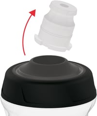 Cyklistická fľaša ZEFAL Sense Pro 80, 800 ml - sada 2 ks, biela, bez obsahu BPA, nepriepustná cyklistická fľaša na pitie 3