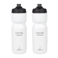 Cyklistická fľaša ZEFAL Sense Pro 80, 800 ml - sada 2 ks, biela, bez obsahu BPA, nepriepustná cyklistická fľaša na pitie 1