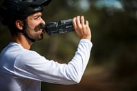 Bidon de ciclism Zéfal Sense Soft 80 No Mud – Sticlă sport fără BPA cu protecție pentru muștiuc, alb, 800 ml 2