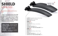 ZEFAL Shield S20 fekete sárvédő 280mm kerékpárhoz - Black, 2.8 Zoll, Off-road 6