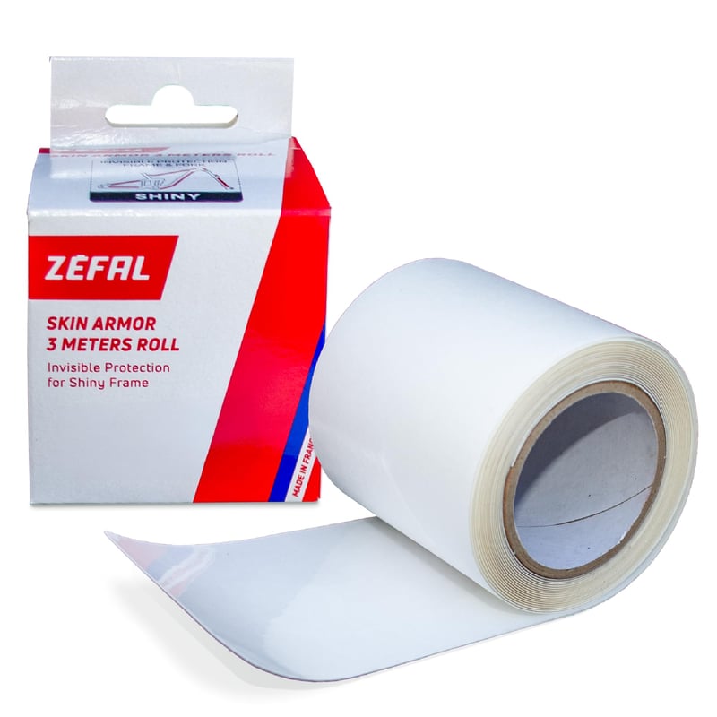 Rolă folie de protecție pentru cadru bicicletă Zefal Skin Armor Glossy – negru, lucios, 3 metri