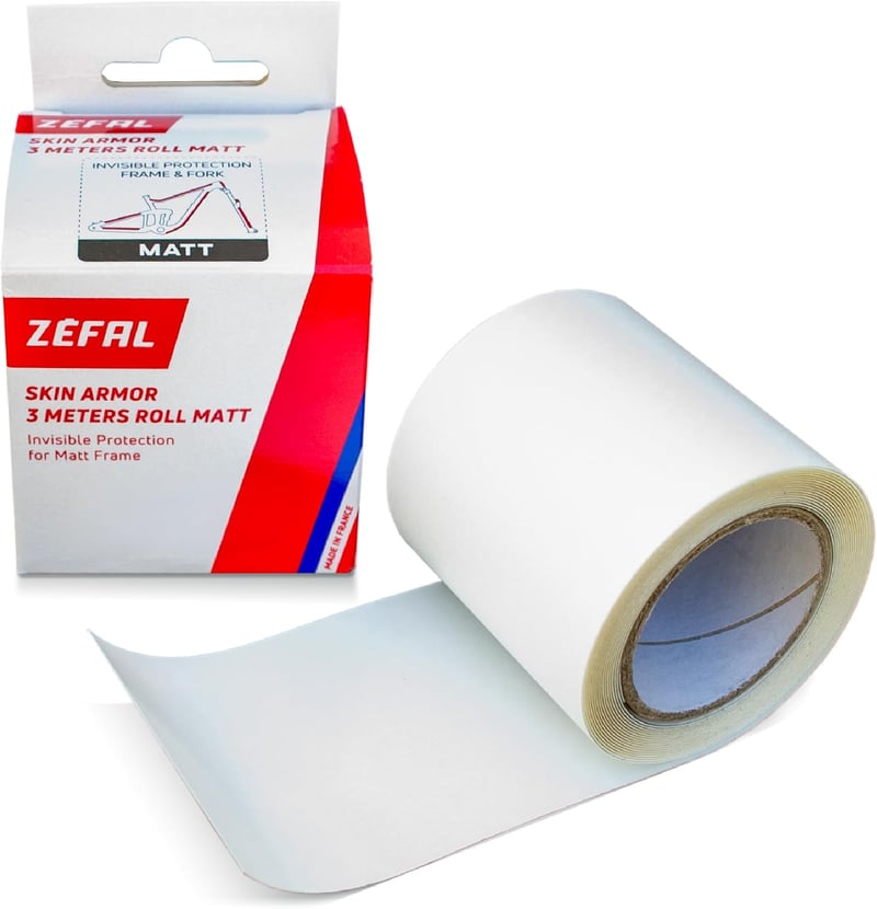 Ochranná fólia na rám bicykla Zefal Skin Armor Matt - čierna - 58 mm x 3 m