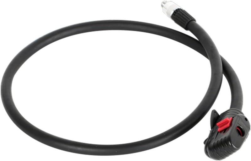 Zefal Z Switch csere pumpacsatlakozó tömlővel - fekete - 80 cm
