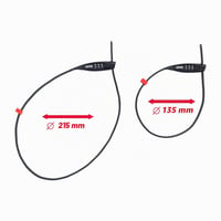 Lacăt cu cablu și cod ZEFAL ZIP3 XL pentru bicicletă – 70 cm – negru – ultraușor 100 g – antifurt pentru cască și motocicletă 6