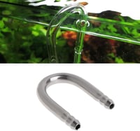 ZEKANXX Rozsdamentes acél akvárium levegőcső adapter 4 mm légcső kétoldalas csatlakozó halas tartályhoz 2