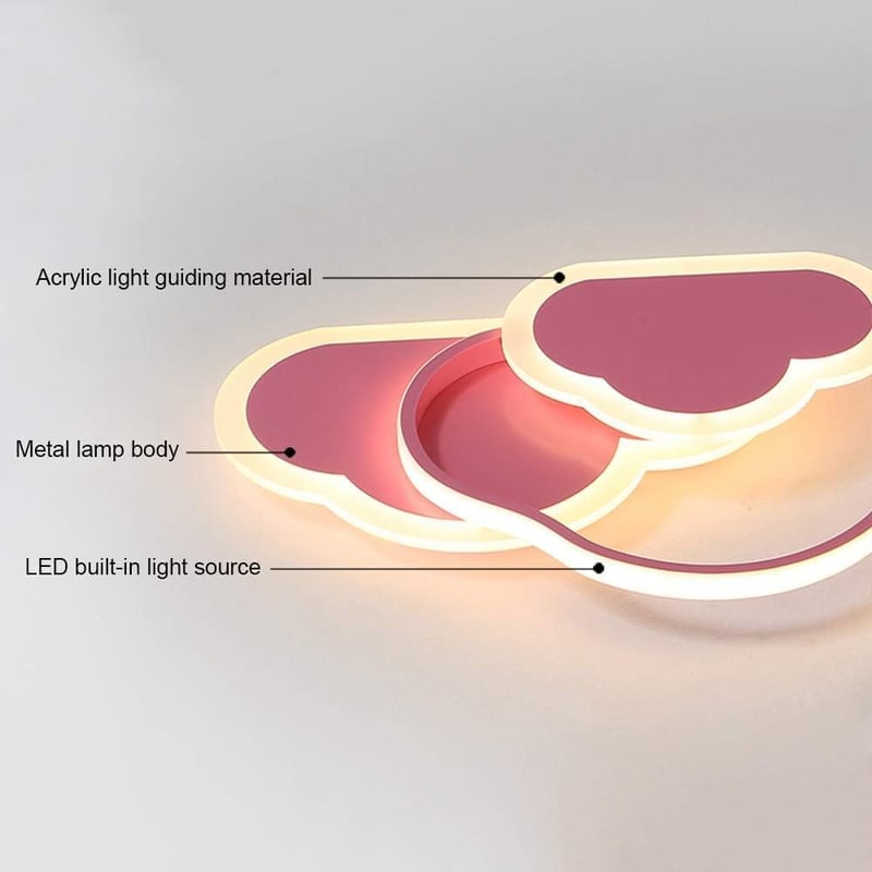 ZEKEI LED mennyezeti lámpa felhő design 32W 2700 lm hideg fehér 6000K