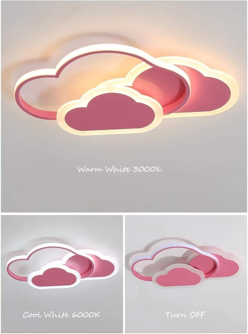 ZEKEI LED mennyezeti lámpa felhő design 32W 2700 lm hideg fehér 6000K
