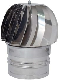 Zeker Smoke Puller forgó szélmalom rozsdamentes acél 10 cm 1