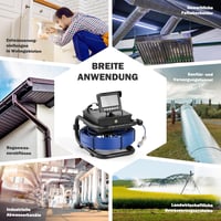 ZELCAN 4,3" Endoszkóp Kamera 1000TVL 30m Kábel 12 LED Vízálló Inspekciós Kamera DVR 6