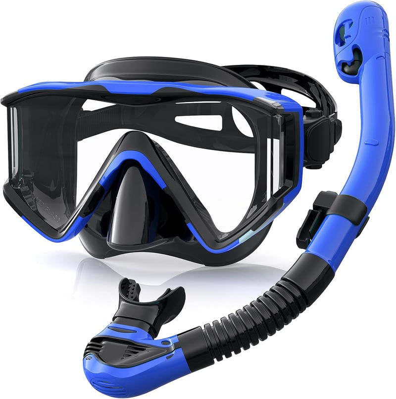 Zeligerstar Snorkel Szett Felnőtteknek - 3 Ablakos Maszk, Páramentesítő