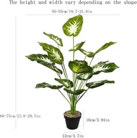 Zelihrdu Műpálmafa Fehér Cserépben - 75 cm Trópusi Műnövény Hajlítható Ágakkal, Irodai, Otthoni Dekoráció, Vízálló, Könnyű 2